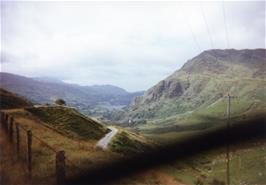 Luke's photo of Llyn Gwynant from the road just below Pen-y-Pass youth hostel